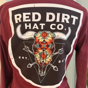 Red Dirt Hat Co. Long Sleeve Shirt with RH Logo